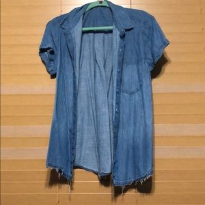 Button Up Denim Shirt